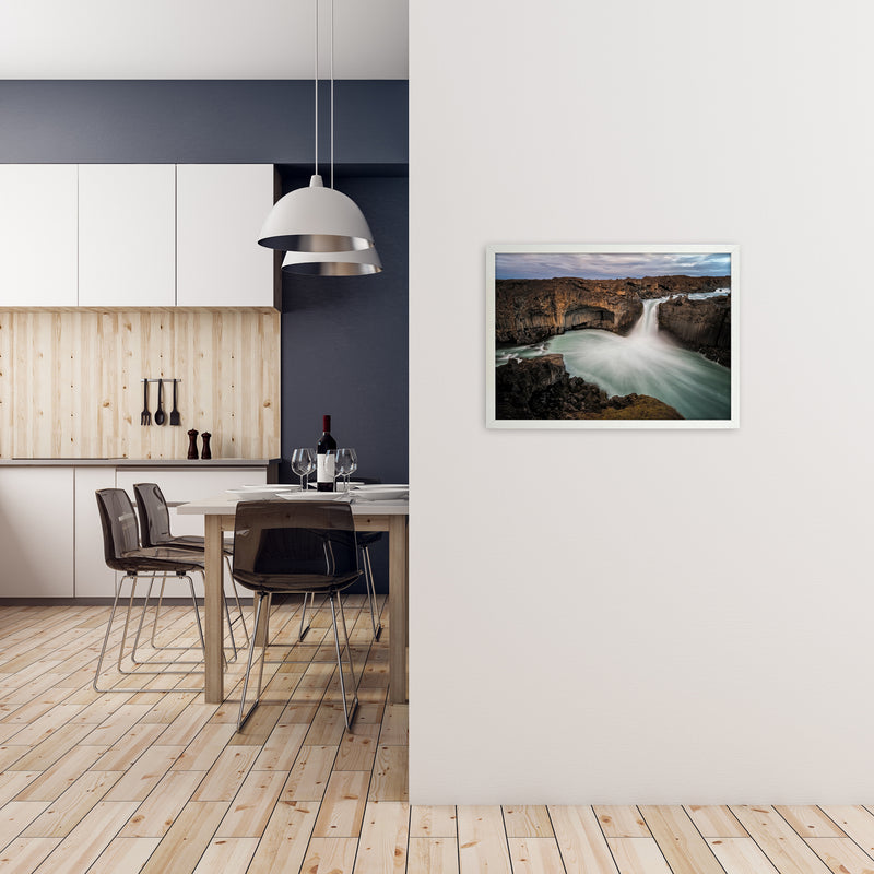 Afterglow Art Print by Karsten Wrobel A2 Oak Frame