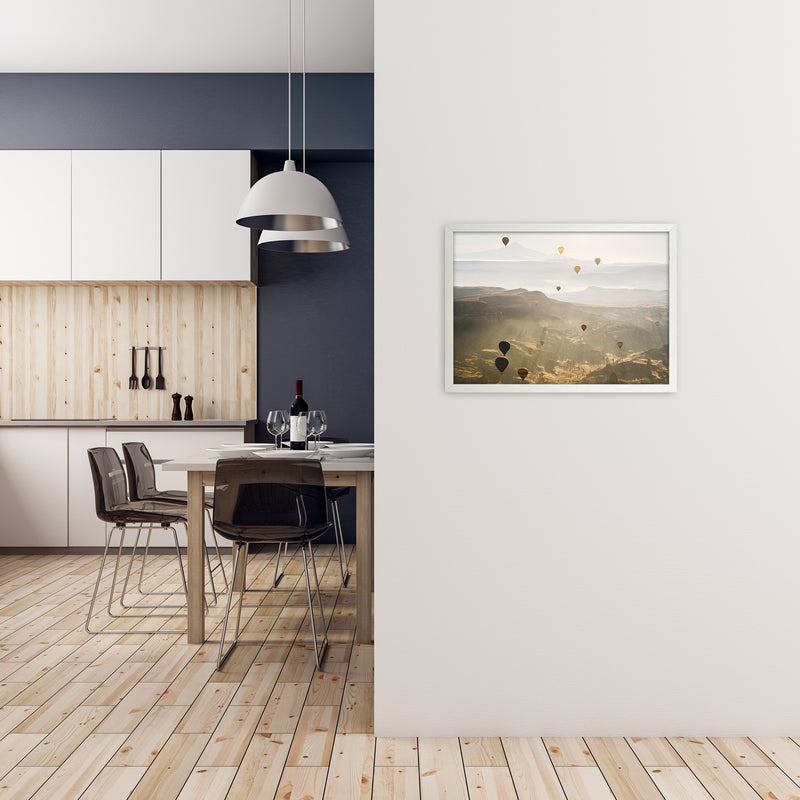 Up Up Away Art Print by Karsten Wrobel A2 Oak Frame