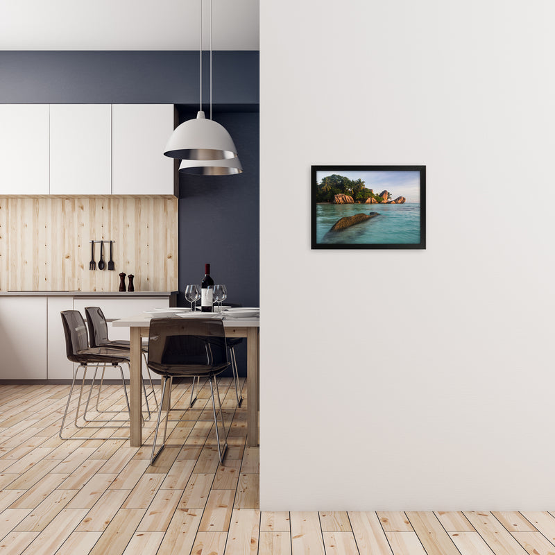 Asda Landscape Art Print by Karsten Wrobel A3 White Frame