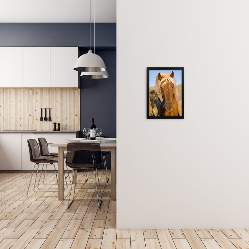 Blondie Art Print by Karsten Wrobel A3 White Frame