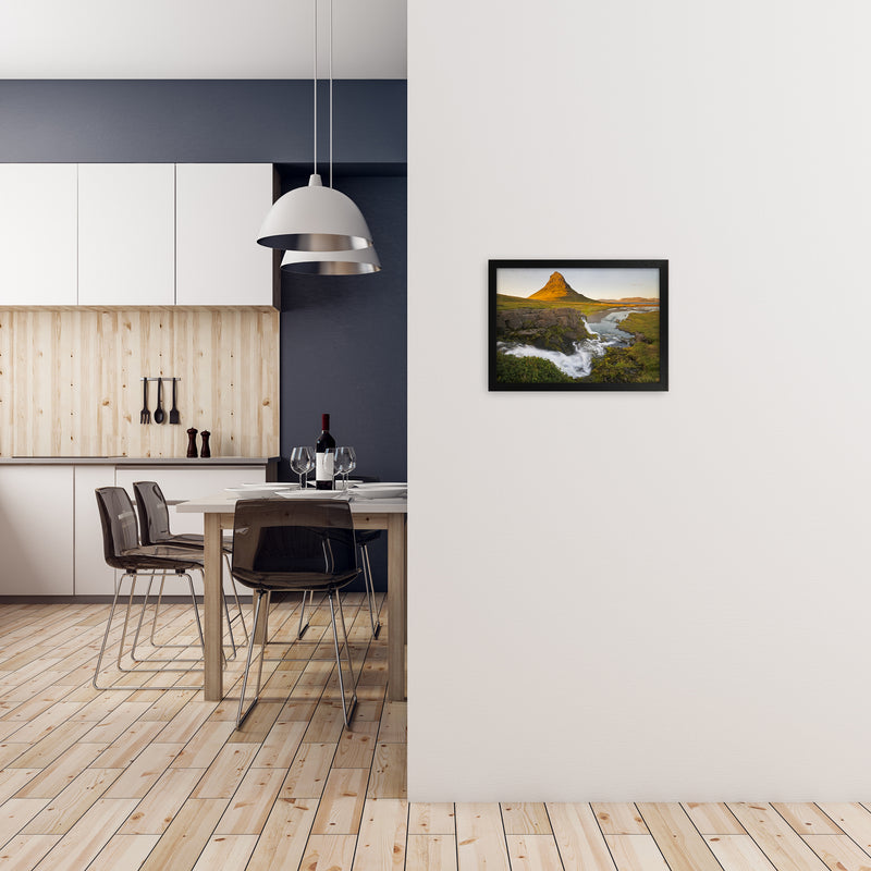Church Falls Art Print by Karsten Wrobel A3 White Frame