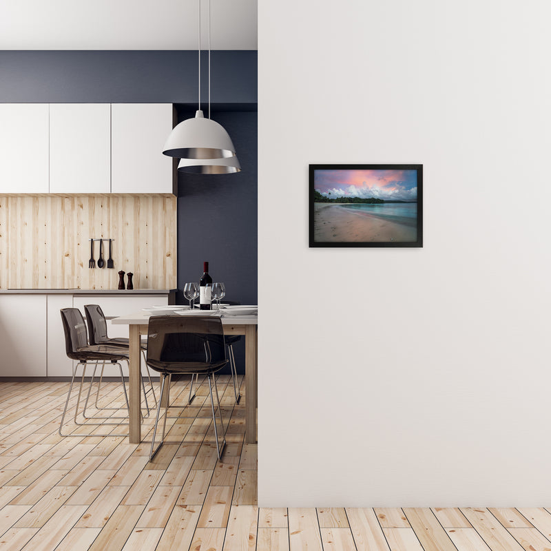 Champagne Sunrise Art Print by Karsten Wrobel A3 White Frame