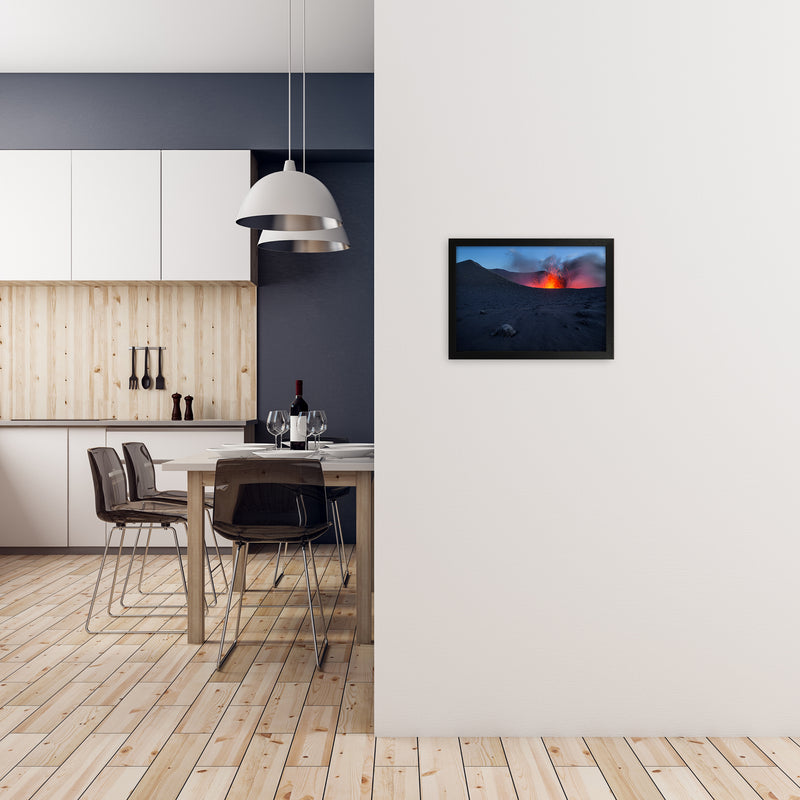 Approaching Hell Art Print by Karsten Wrobel A3 White Frame