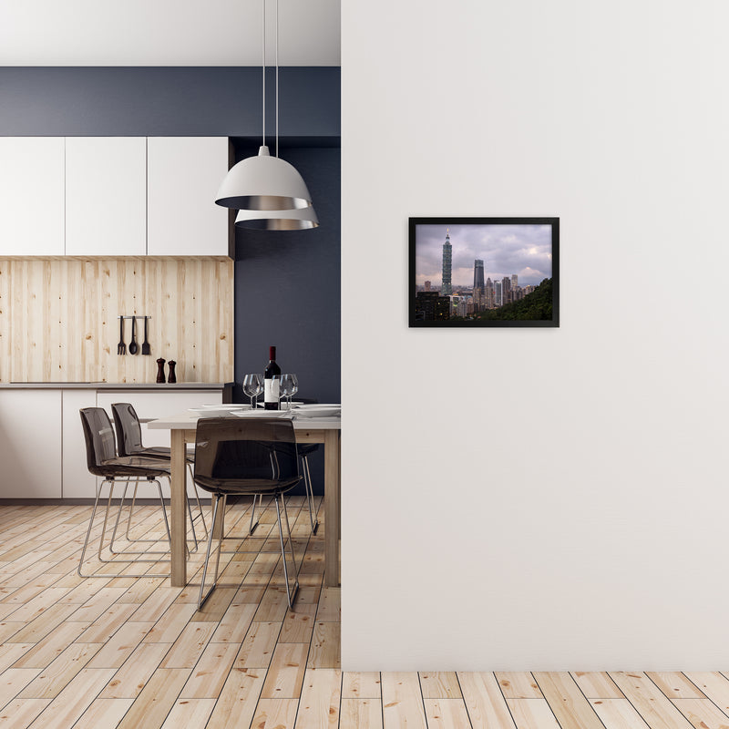 Goodnight Taipei Art Print by Karsten Wrobel A3 White Frame