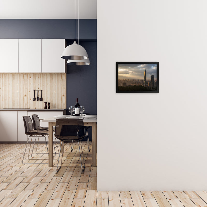 101 Art Print by Karsten Wrobel A3 White Frame