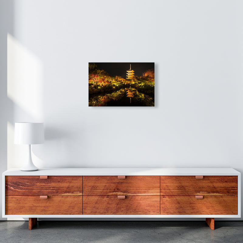 Kyoto Fire Landscape Art Print by Karsten Wrobel A3 Canvas