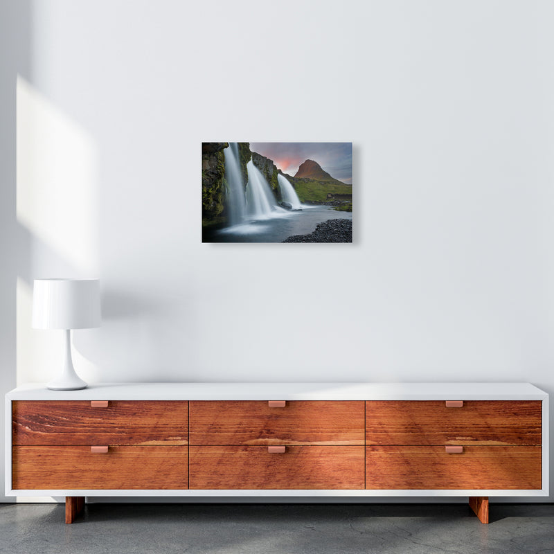 Triple Falls Art Print by Karsten Wrobel A3 Canvas