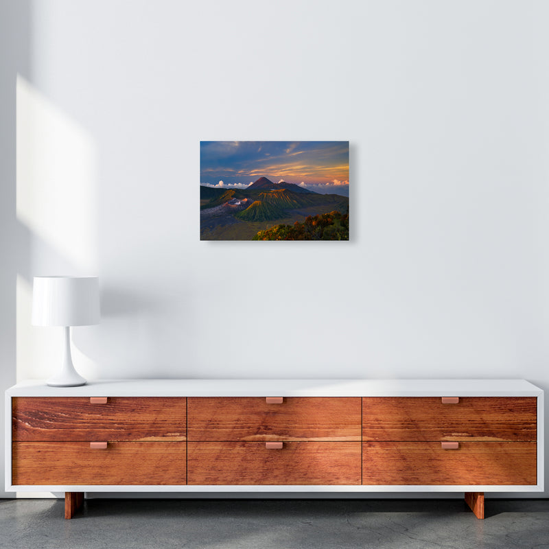 Volcano Dawn Art Print by Karsten Wrobel A3 Canvas