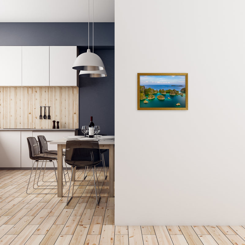 Piaynemo Bluegreen Art Print by Karsten Wrobel A3 Print Only