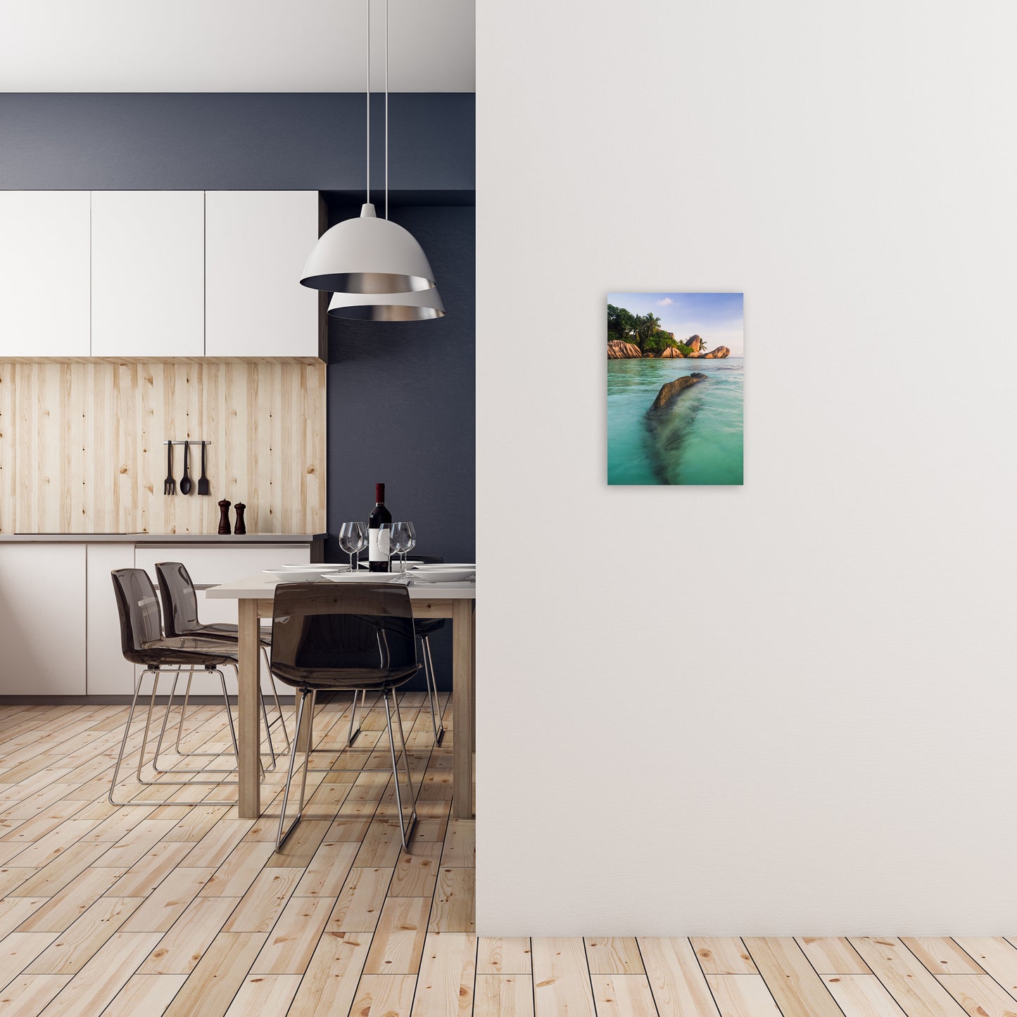 Asda Portrait Art Print by Karsten Wrobel A3 Black Frame
