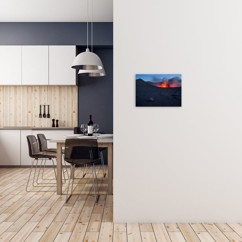 Approaching Hell Art Print by Karsten Wrobel A3 Black Frame