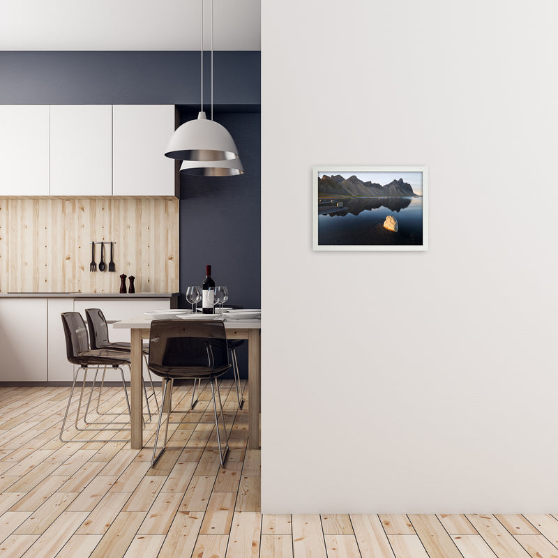 Stillness Art Print by Karsten Wrobel A3 Oak Frame
