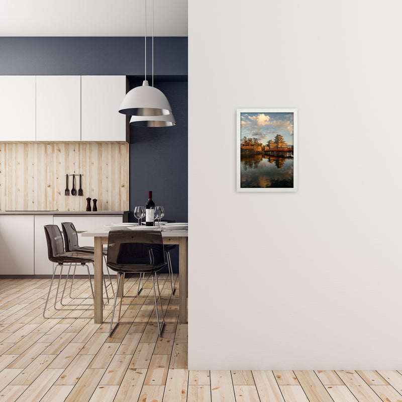 Encircled Art Print by Karsten Wrobel A3 Oak Frame