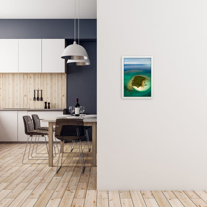 Perfect Circle Art Print by Karsten Wrobel A3 Oak Frame