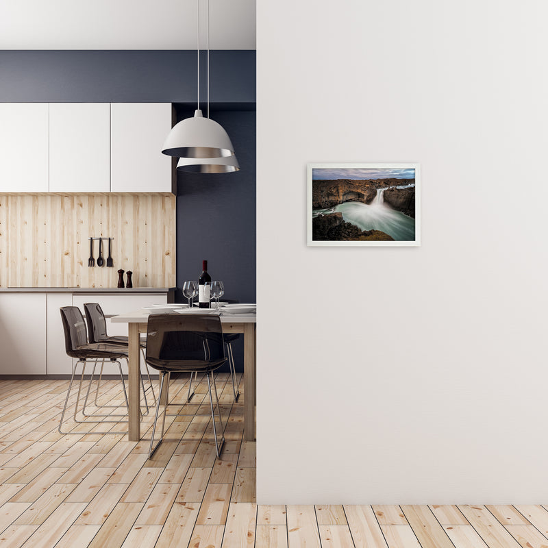 Afterglow Art Print by Karsten Wrobel A3 Oak Frame