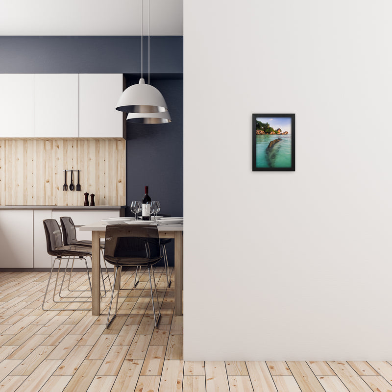 Asda Portrait Art Print by Karsten Wrobel A4 White Frame