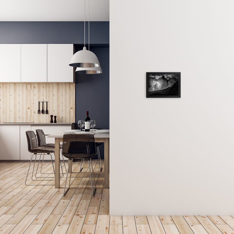 T=0 Art Print by Karsten Wrobel A4 White Frame