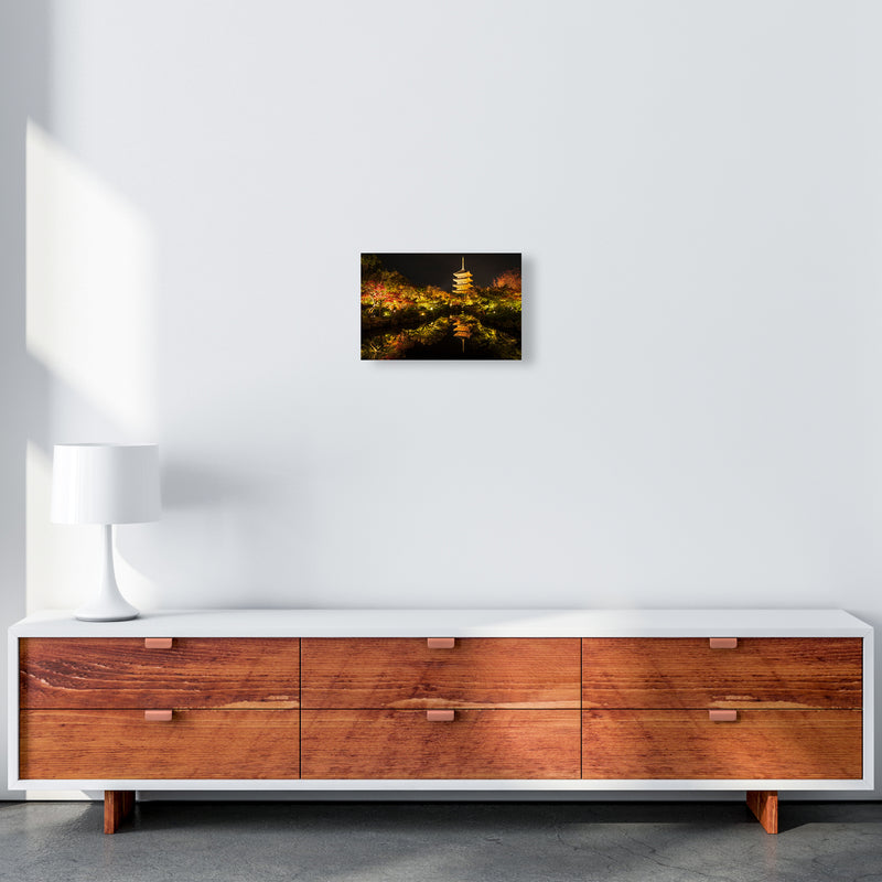 Kyoto Fire Landscape Art Print by Karsten Wrobel A4 Canvas