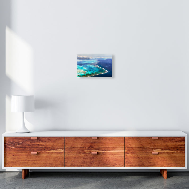 Aerial Reef Art Print by Karsten Wrobel A4 Canvas