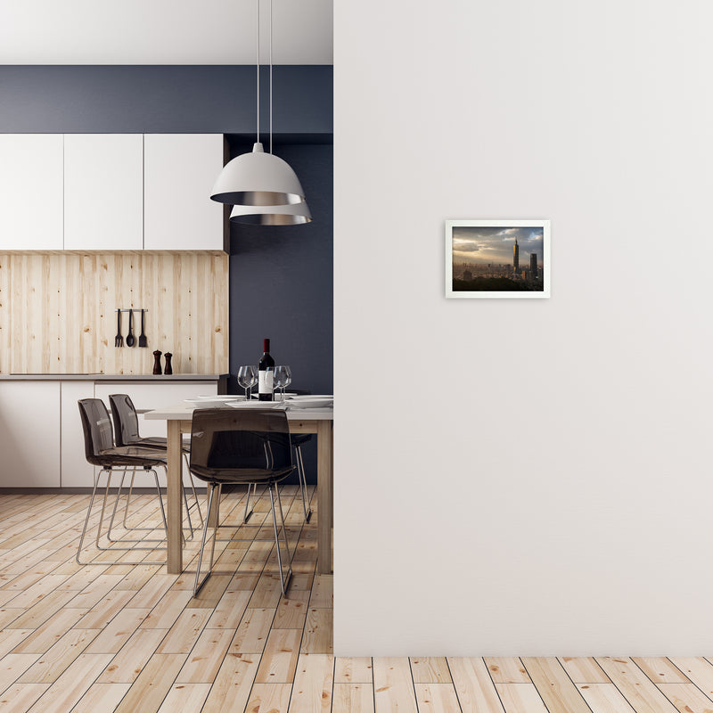 101 Art Print by Karsten Wrobel A4 Oak Frame