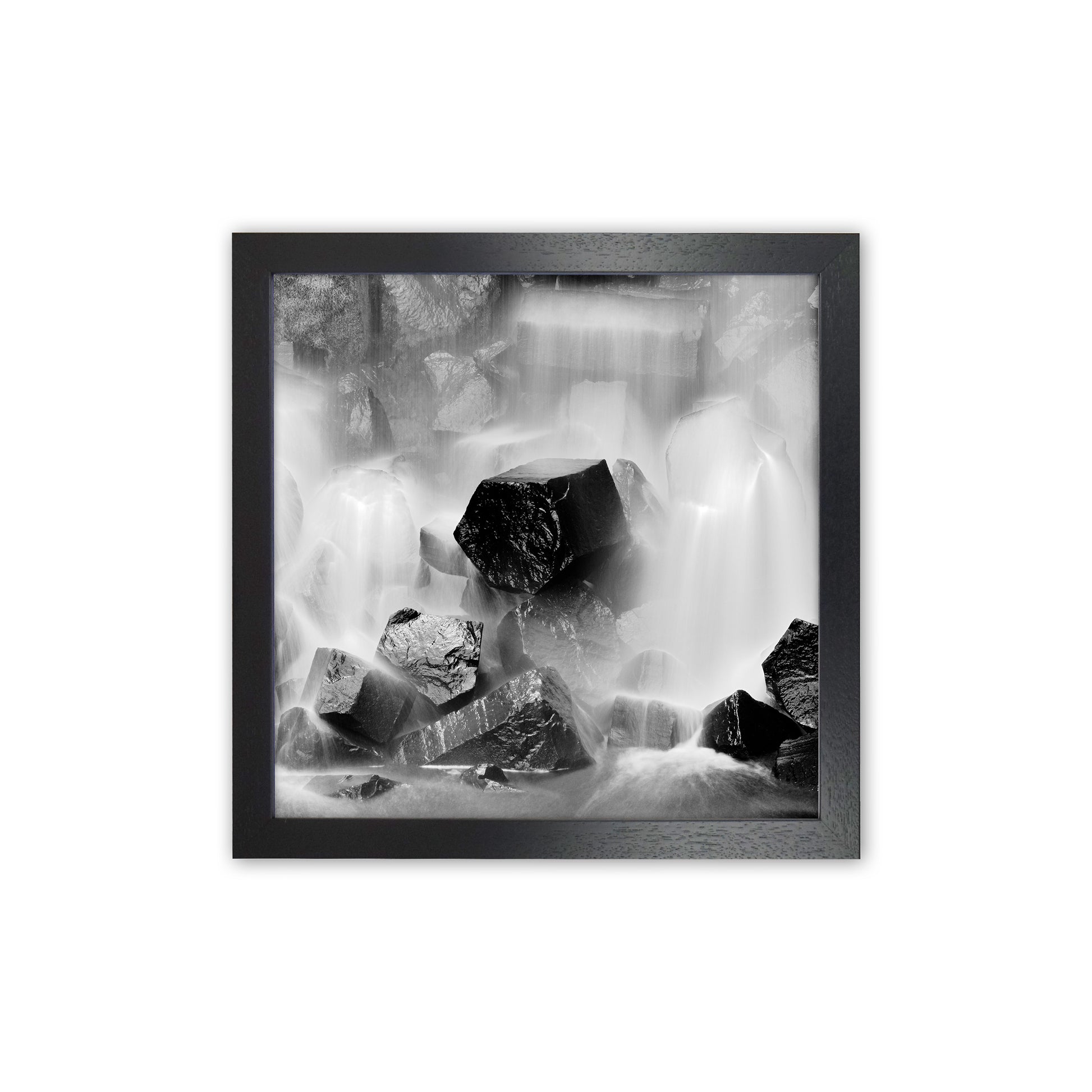 Cube Art Print by Karsten Wrobel Black Grain