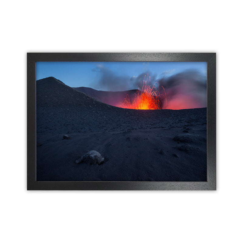 Approaching Hell Art Print by Karsten Wrobel Black Grain