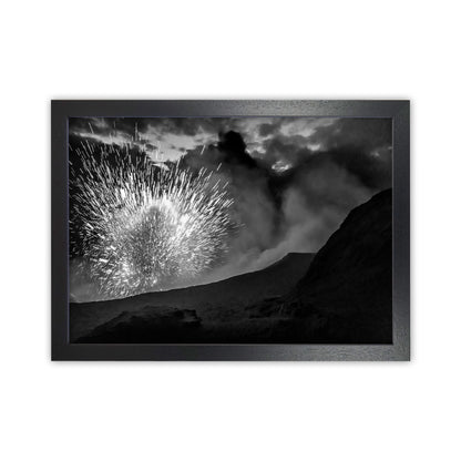 T=0 Art Print by Karsten Wrobel Black Grain