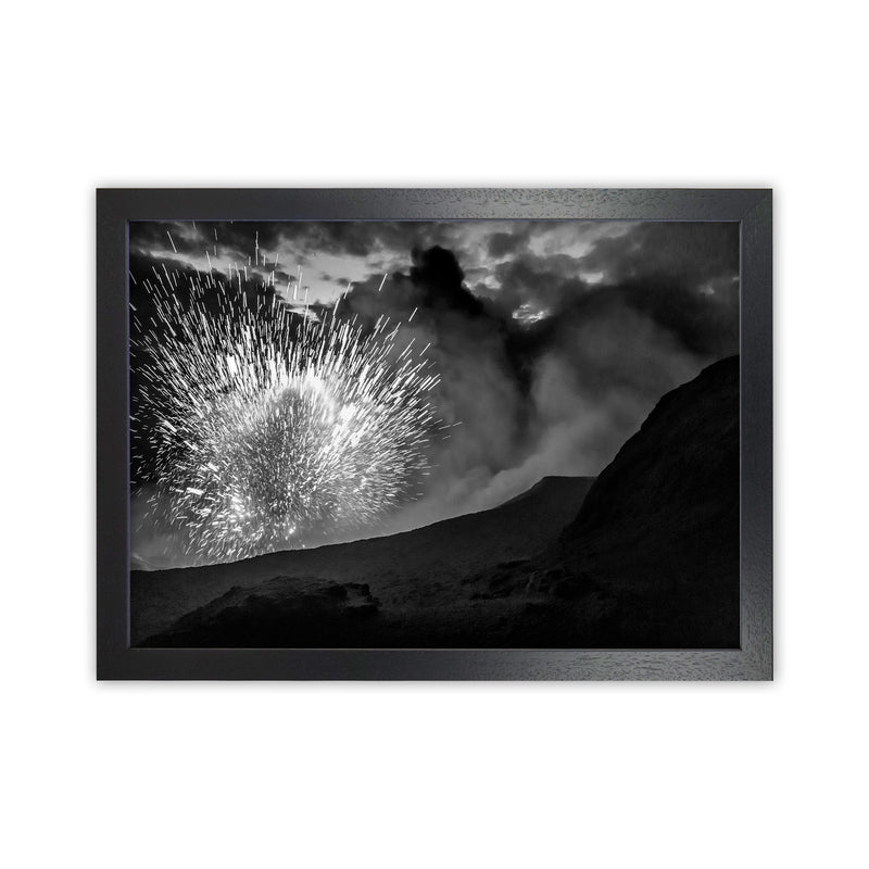 T=0 Art Print by Karsten Wrobel Black Grain