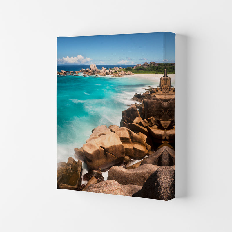 Secret Beach Portrait Art Print by Karsten Wrobel Canvas