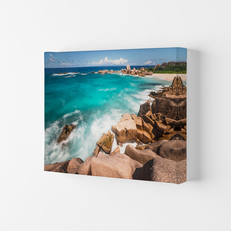 Secret Beach Landscape Art Print by Karsten Wrobel Canvas