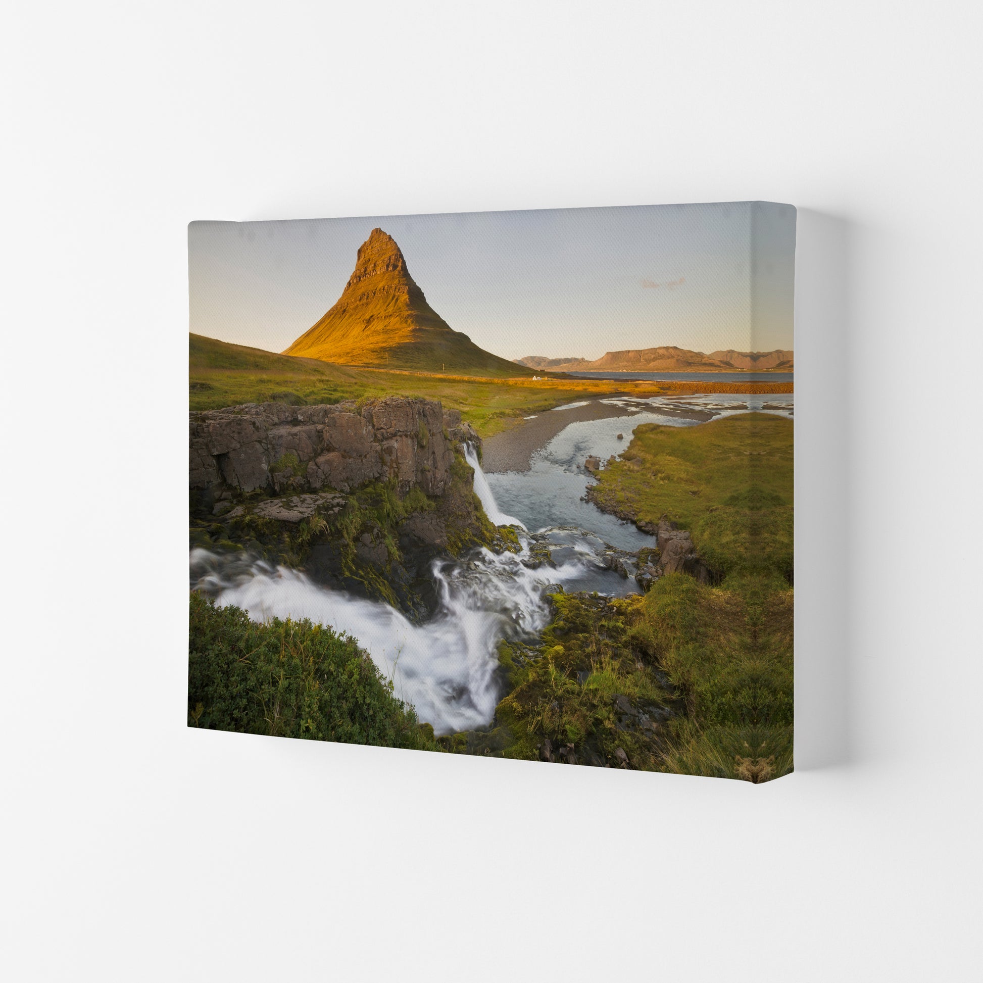 Church Falls Art Print by Karsten Wrobel Canvas