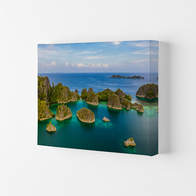 Piaynemo Bluegreen Art Print by Karsten Wrobel Canvas