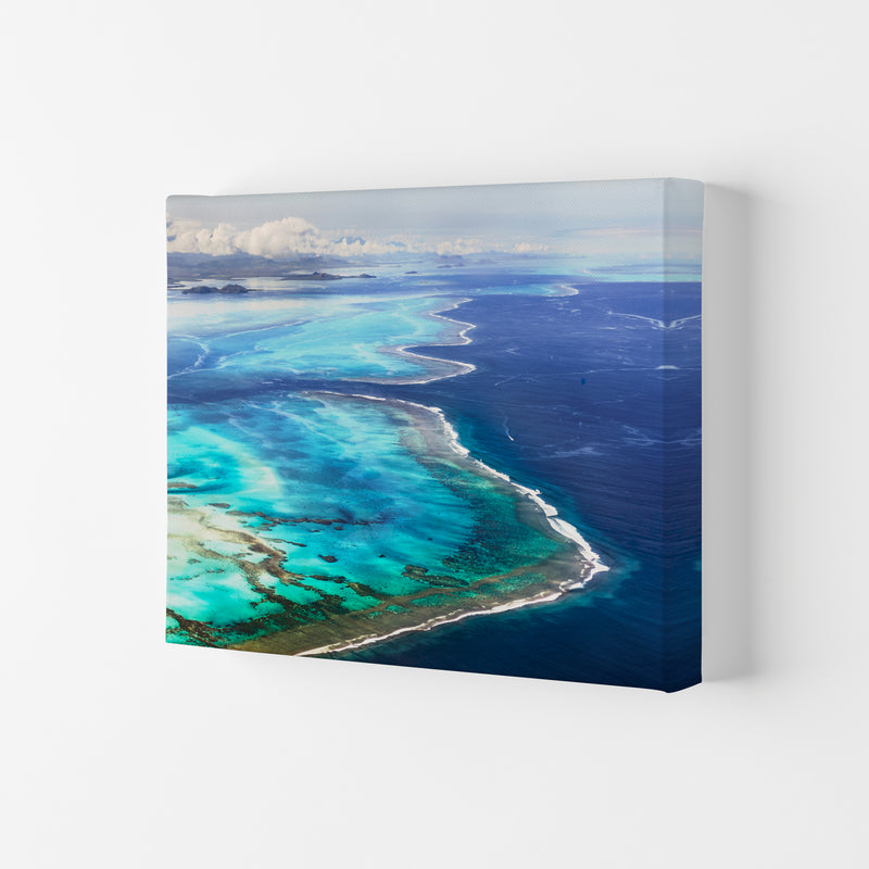 Aerial Reef Art Print by Karsten Wrobel Canvas