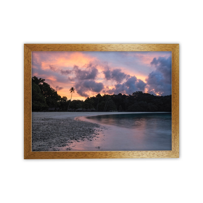Champagne Sunset Art Print by Karsten Wrobel Oak Grain