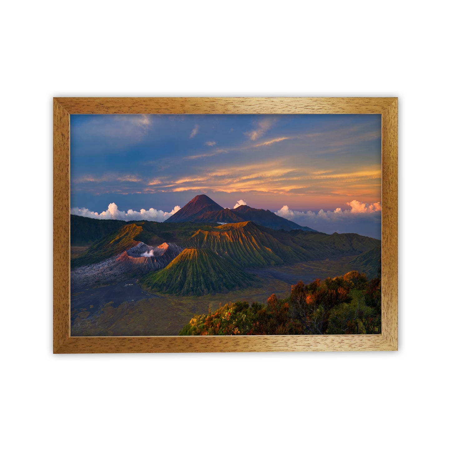 Volcano Dawn Art Print by Karsten Wrobel Oak Grain