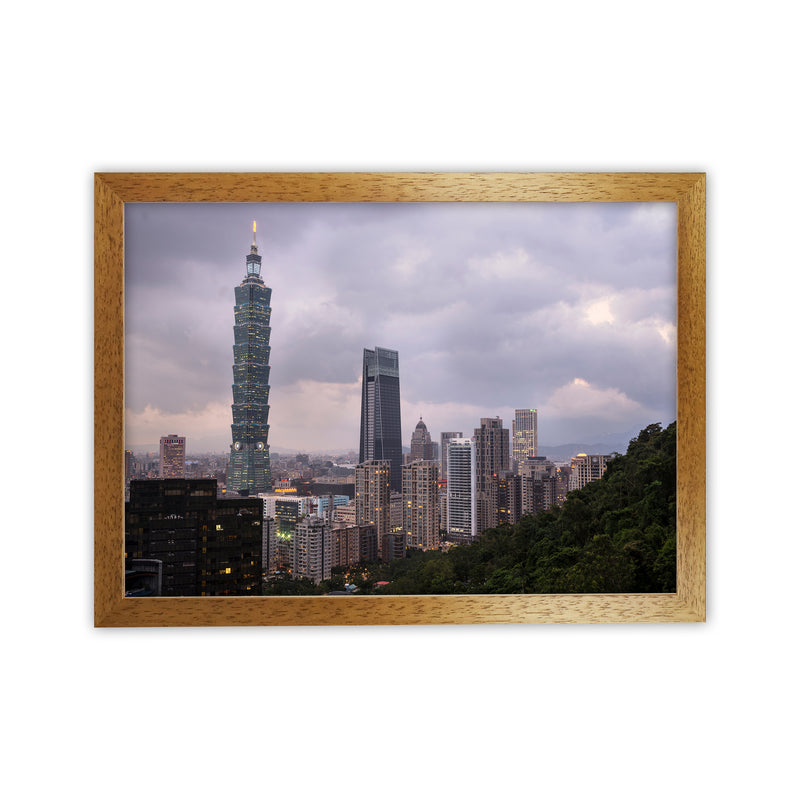 Goodnight Taipei Art Print by Karsten Wrobel Oak Grain