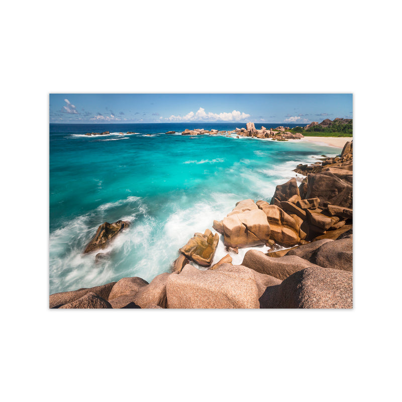 Secret Beach Landscape Art Print by Karsten Wrobel Print Only