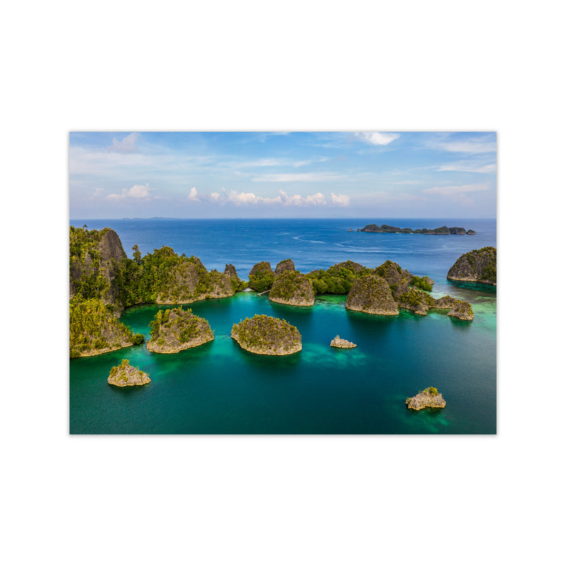 Piaynemo Bluegreen Art Print by Karsten Wrobel Print Only