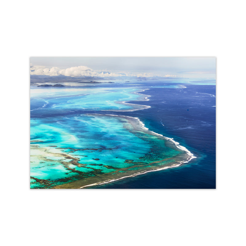 Aerial Reef Art Print by Karsten Wrobel Print Only