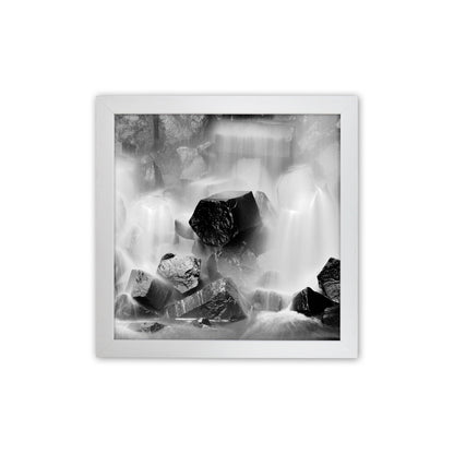 Cube Art Print by Karsten Wrobel White Grain