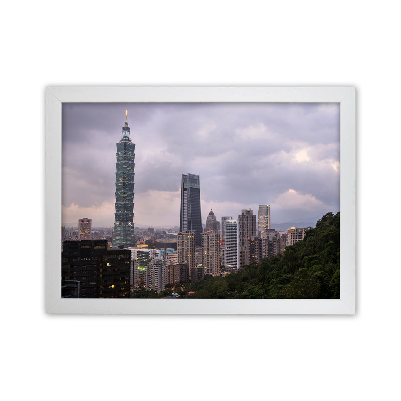 Goodnight Taipei Art Print by Karsten Wrobel White Grain