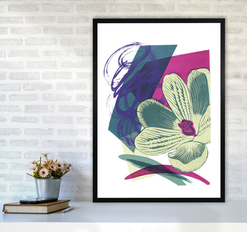 Spring Garden Art Print by Kate Heiss A1 White Frame