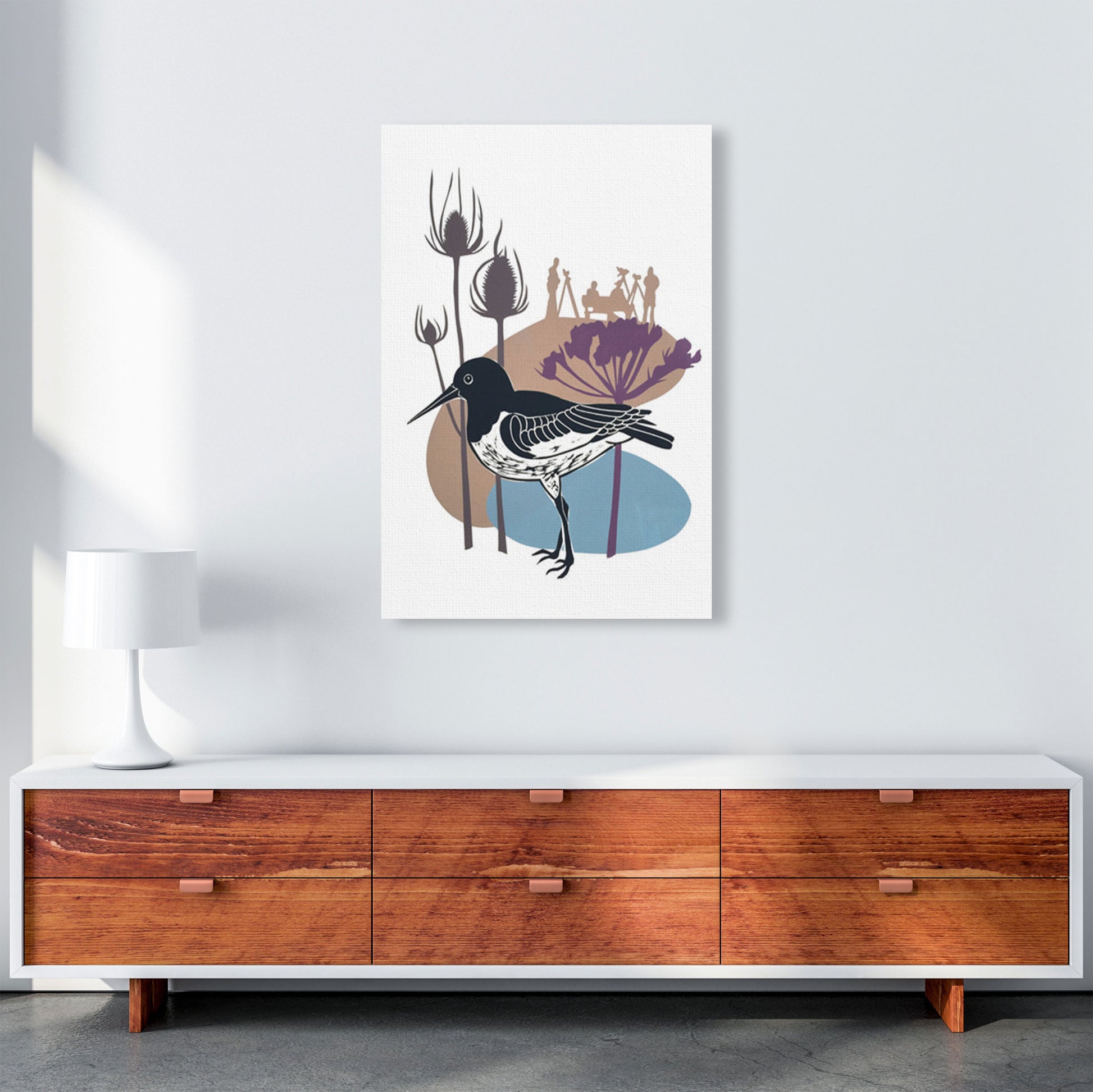 Birdwatchers Art Print by Kate Heiss A1 Canvas
