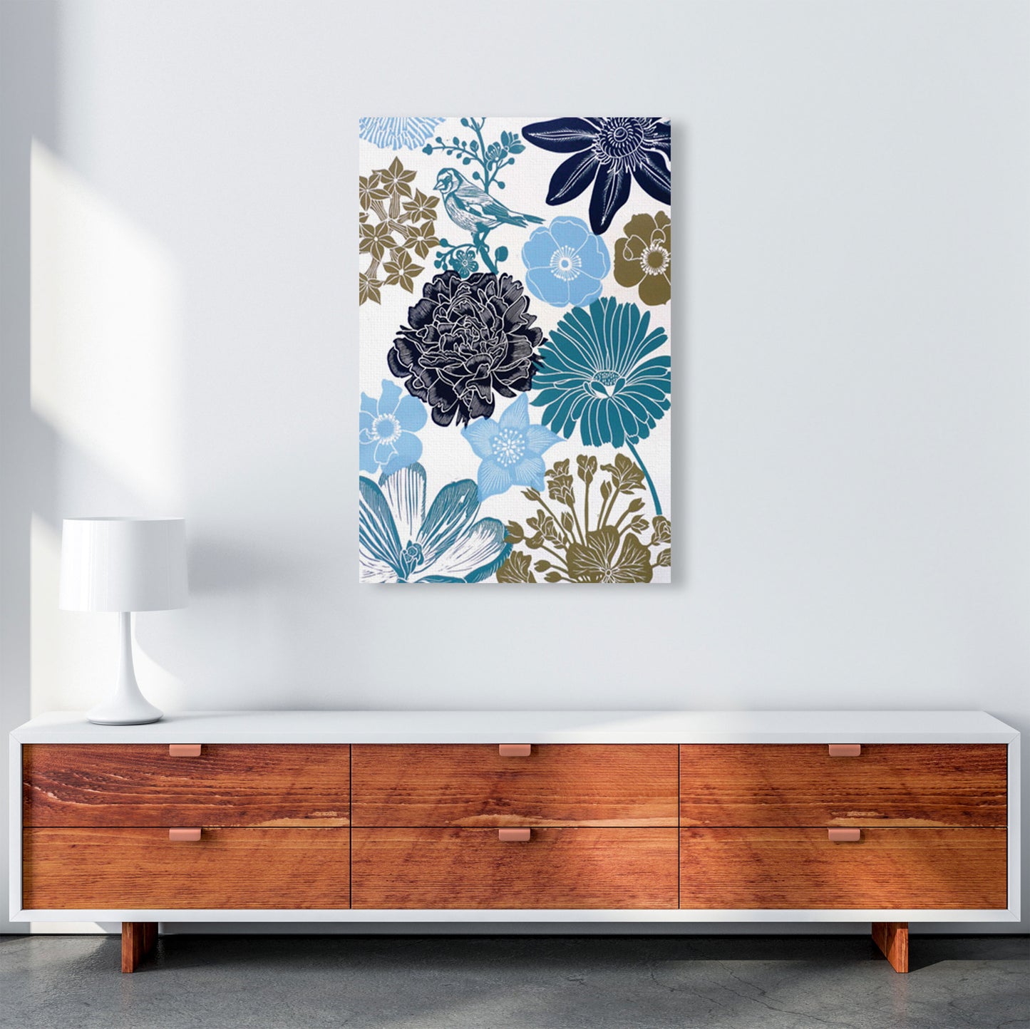 Cottage Garden 8 Art Print by Kate Heiss A1 Canvas