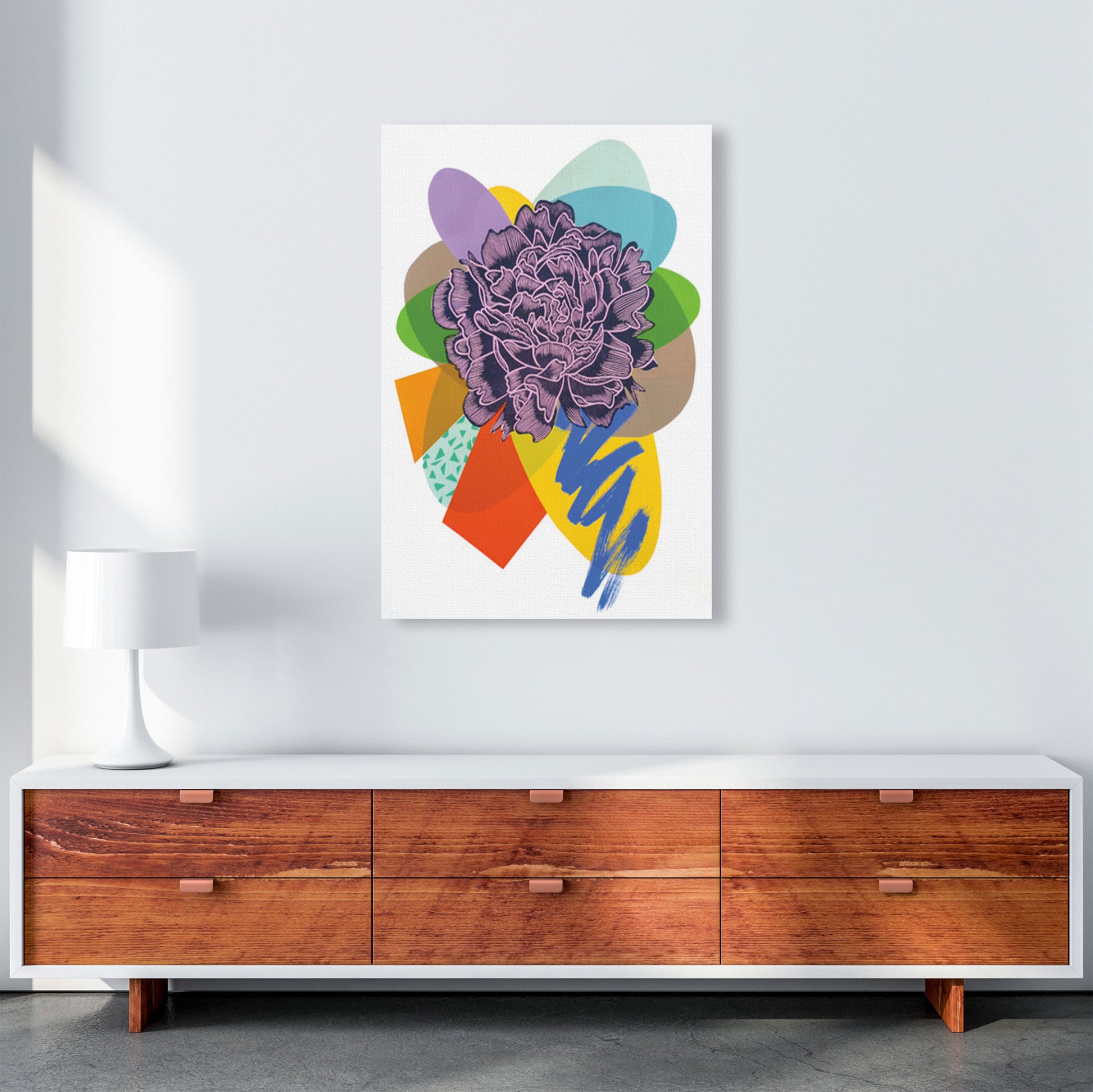Peony 4 Series 1 Art Print by Kate Heiss A1 Canvas