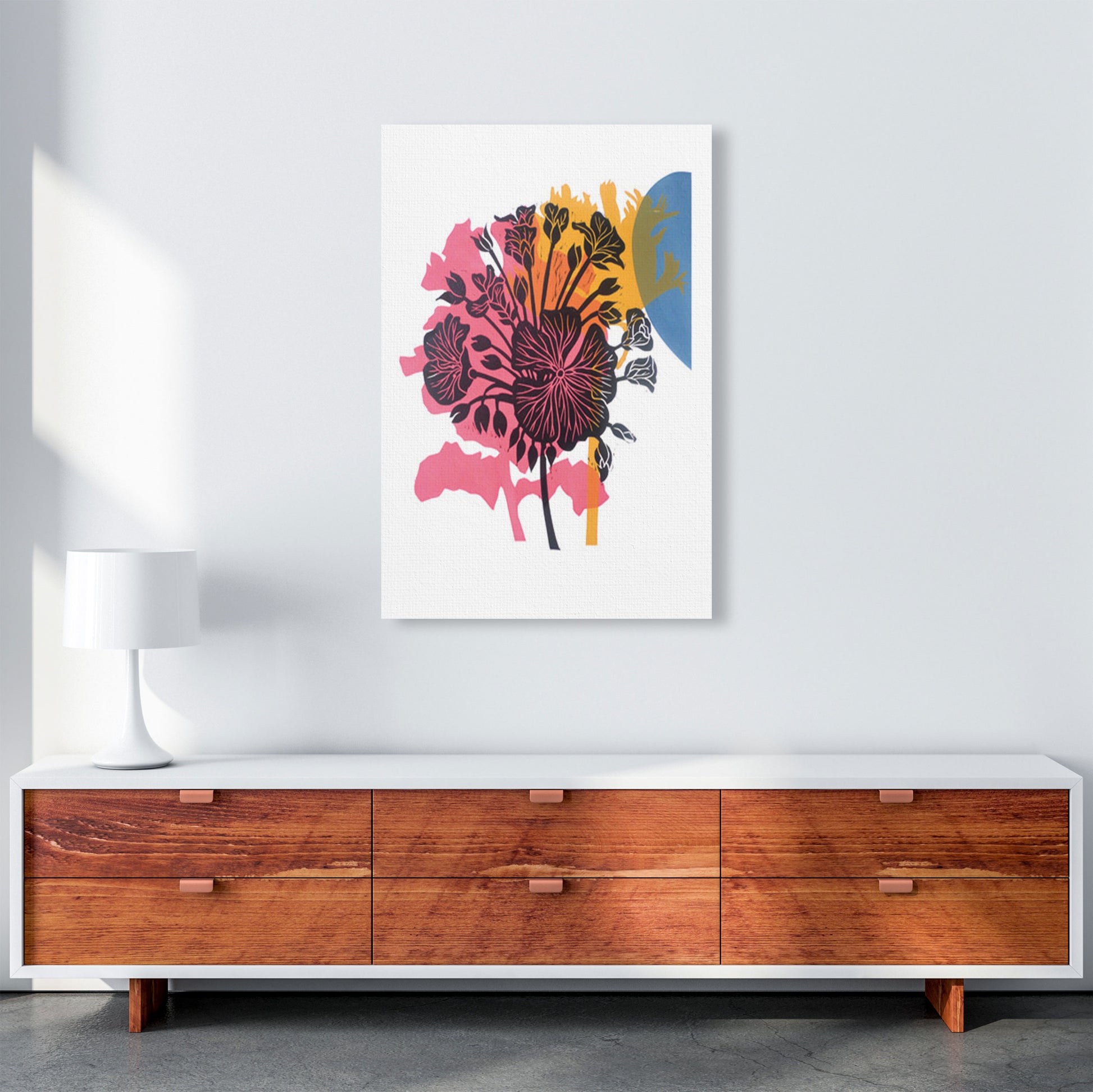 Geranium Art Print by Kate Heiss A1 Canvas