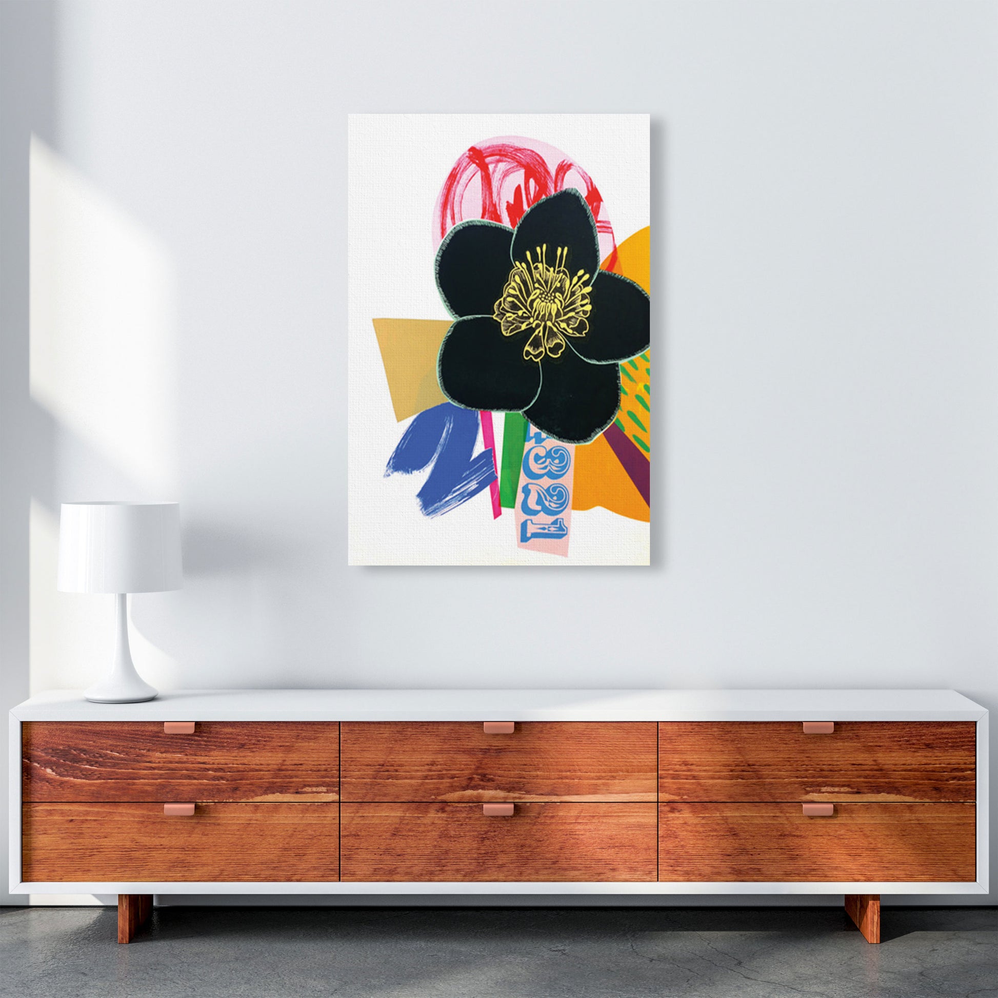 Hellebore 1 Series 1 Art Print by Kate Heiss A1 Canvas