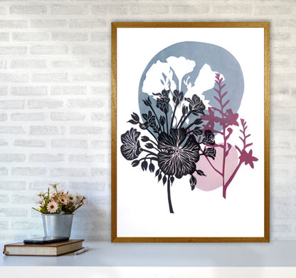 Montbretia postcard Art Print by Kate Heiss A1 Print Only