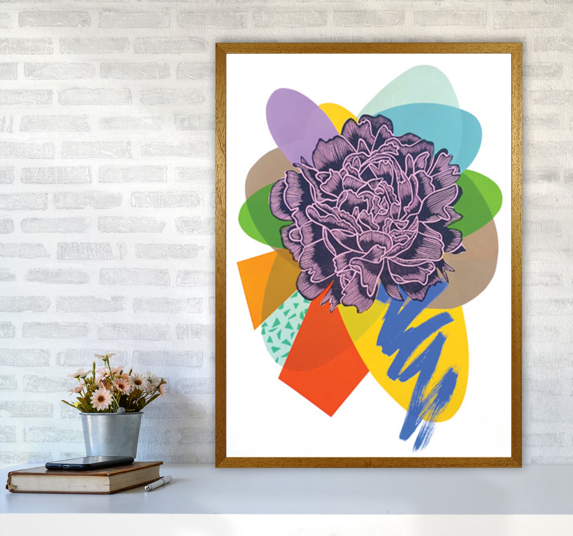 Peony 4 Series 1 Art Print by Kate Heiss A1 Print Only