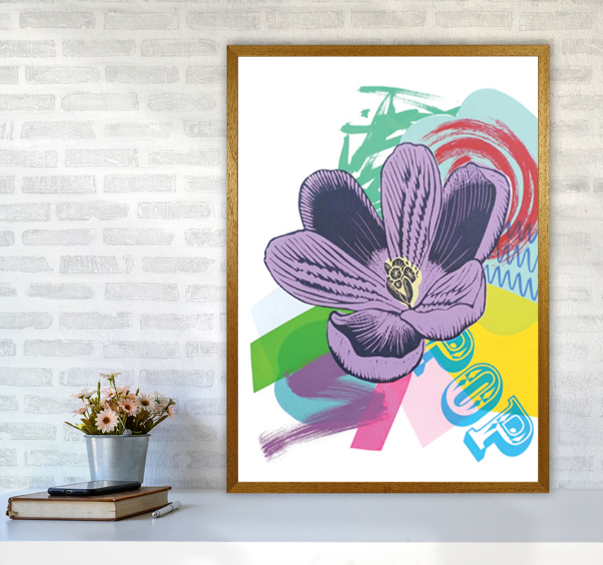 Crocus 1 Series 1 Art Print by Kate Heiss A1 Print Only